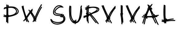 PW Survival font