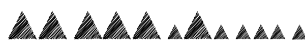 Morse Mountain Code font